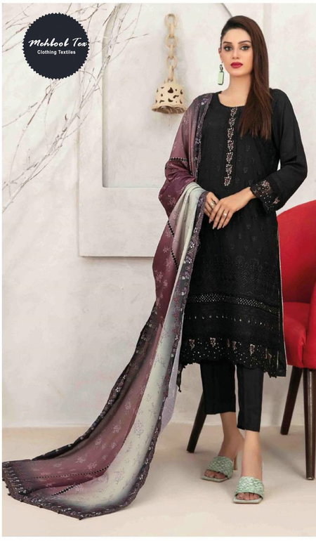 Mehboob Tex 1628 Cotton Dupatta Pakistani Salwar Suits Exporters In India